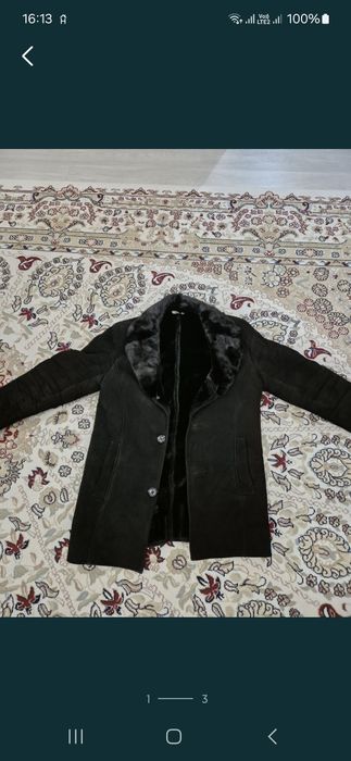 Дублёнка зимная тёплая