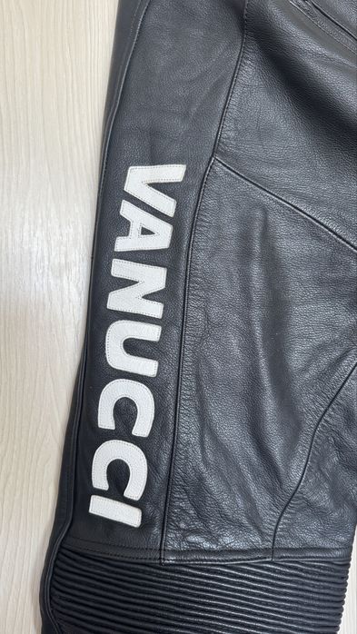 Pantaloni moto vanucci piele naturala touring motocicleta cu protectii