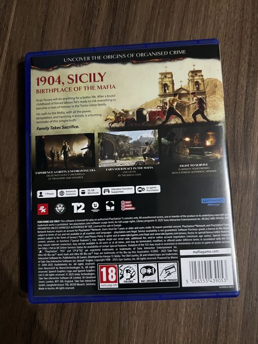 Mafia The Old Country PS5