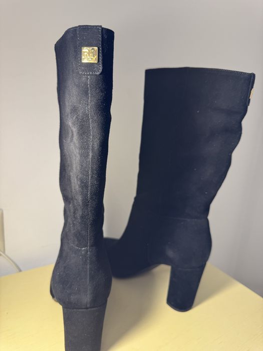 Сапоги Ralph Lauren, НОВЫЕ, замшевые, 37 -37,5 размер