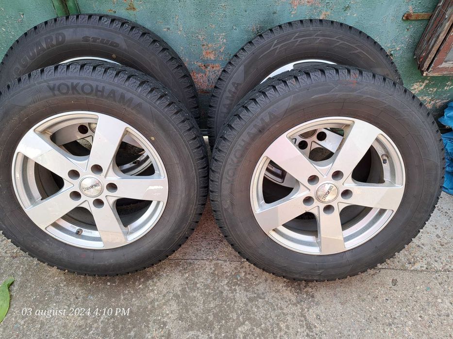 Roti jante de aluminiu Dacia Duster pe 17  cu anvelope de iarna