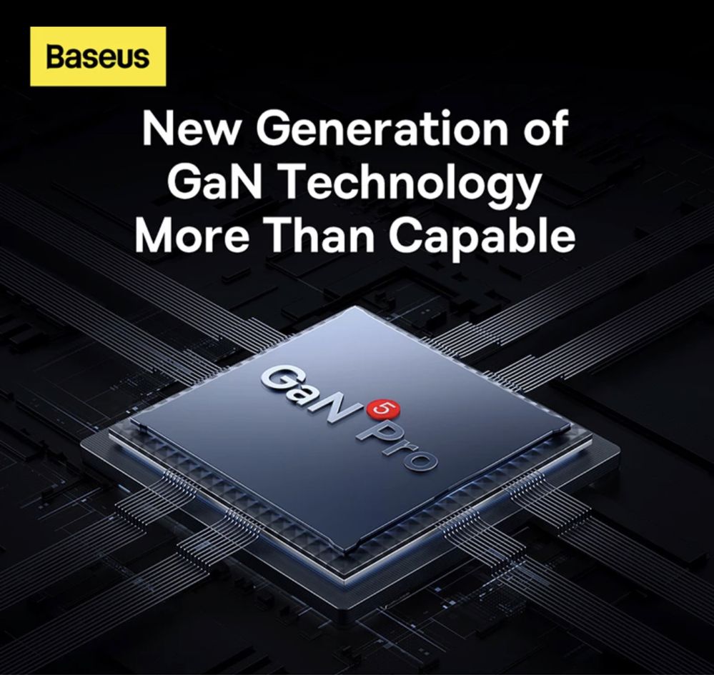 Блок Baseus 65w gan 5