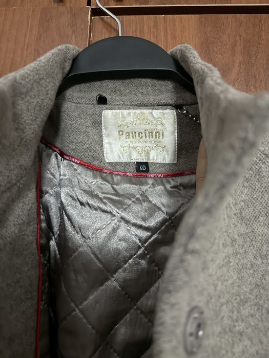 Серый Пальто  ТУРЕЦКАЯ в хорошем состояний