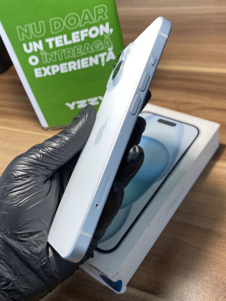 iPhone 15 / 128 GB / Garanție 24 luni | Sănătate baterie 91% / Bun
