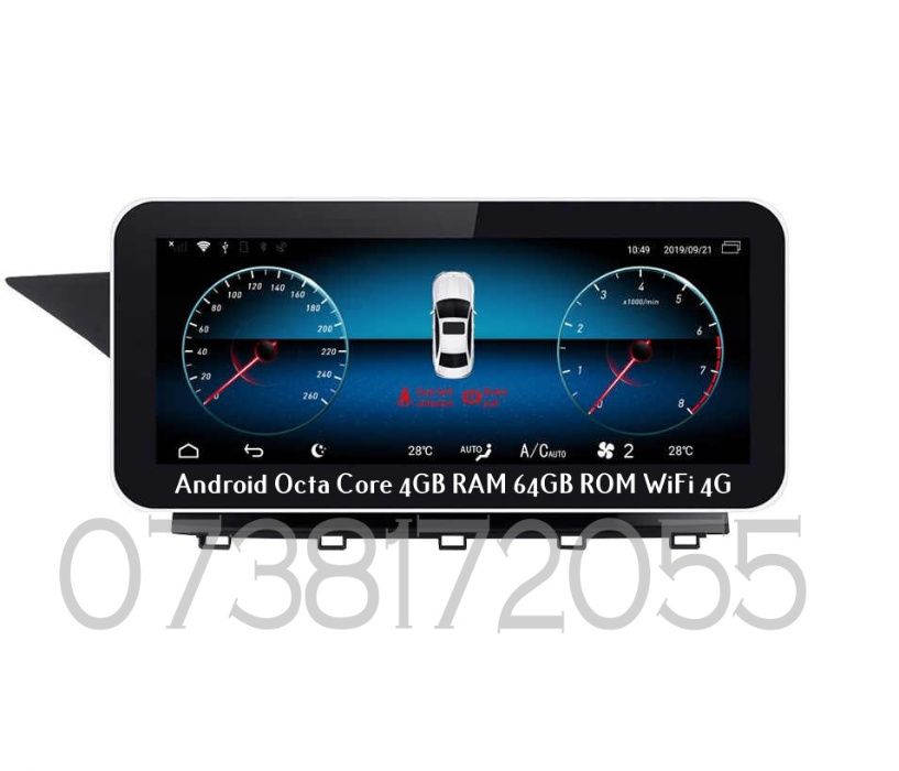 Navigatie  Mercedes Benz GLK  Android GPS Internet 4G WI-FI Bluetooth