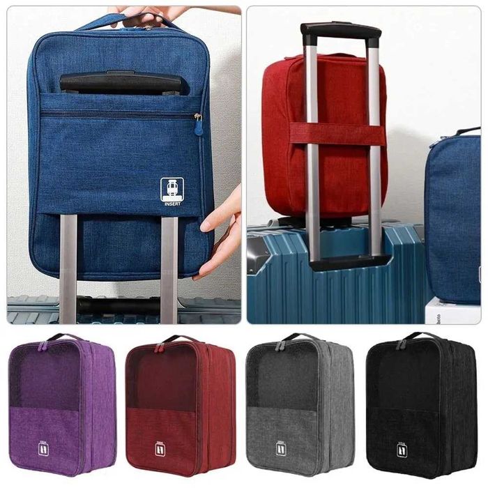 Чанта за обувки тип TRAVEL BAG с 3 отделения и джоб за телефон