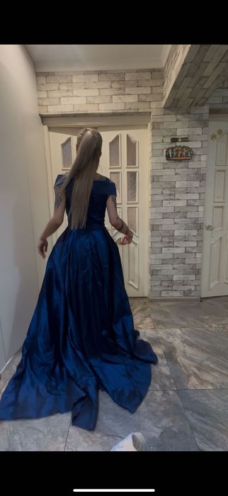 Платье вечернее синее