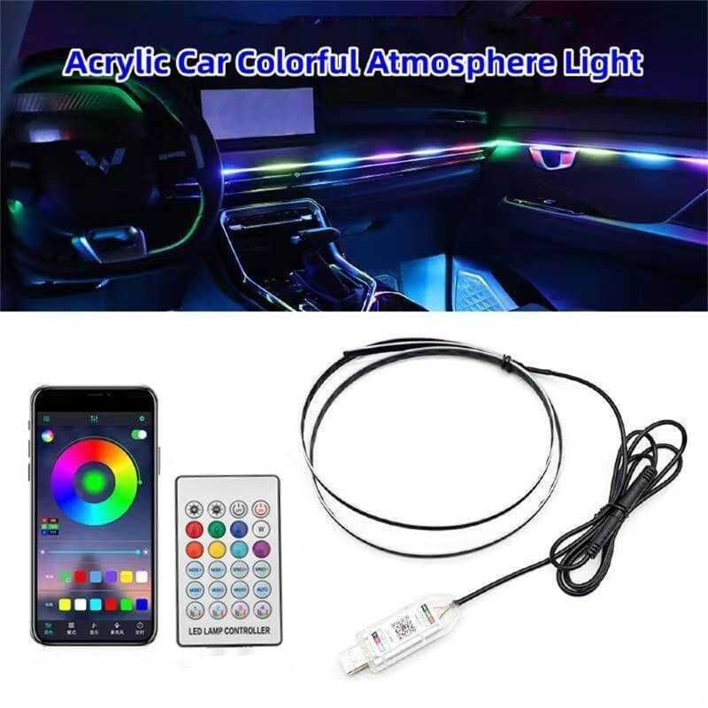 Banda acrilica Symphony 110cm, lumina ambientala auto curcubeu, USB