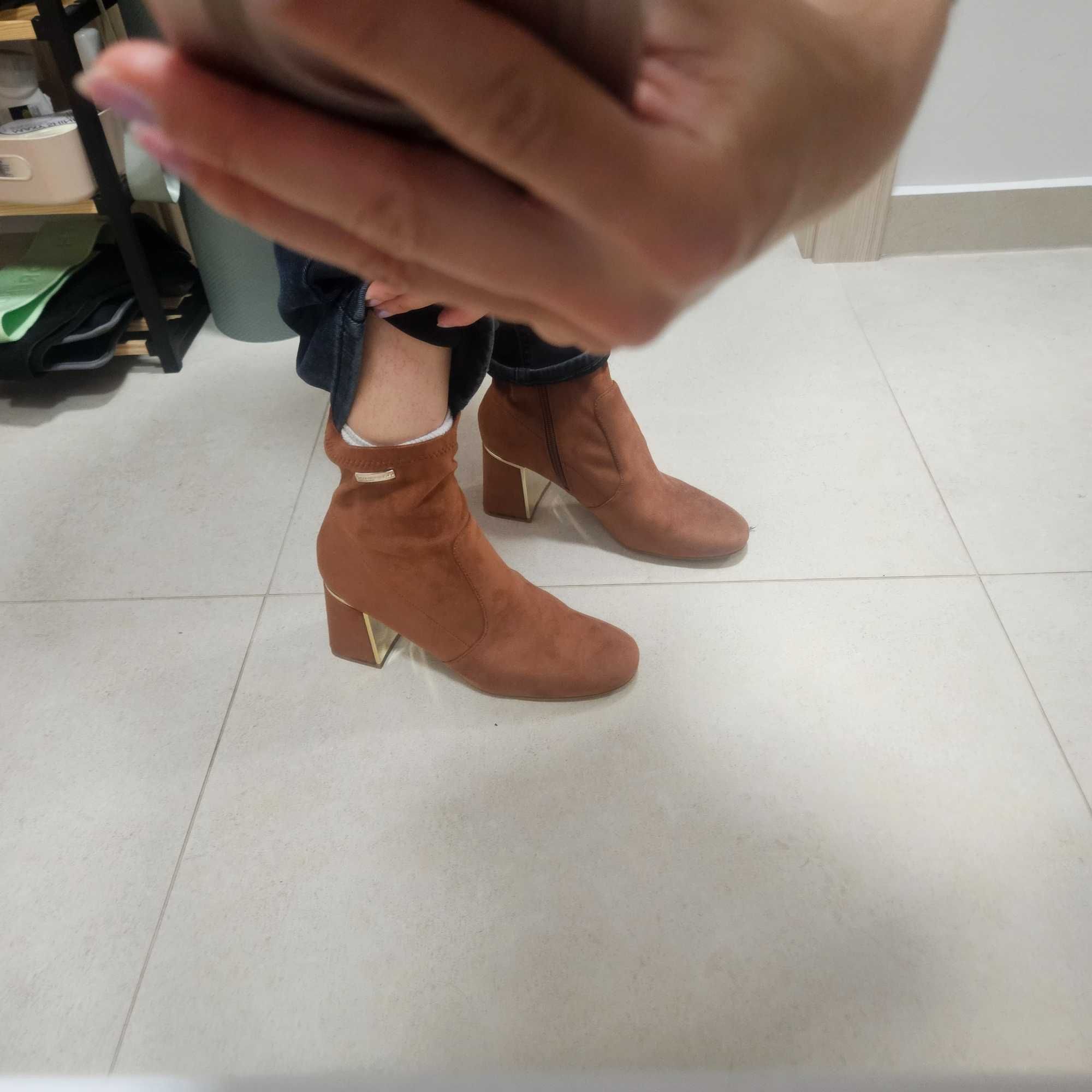 Botine maro "Les Tropeziennes par M. Belarbi" nepurtate