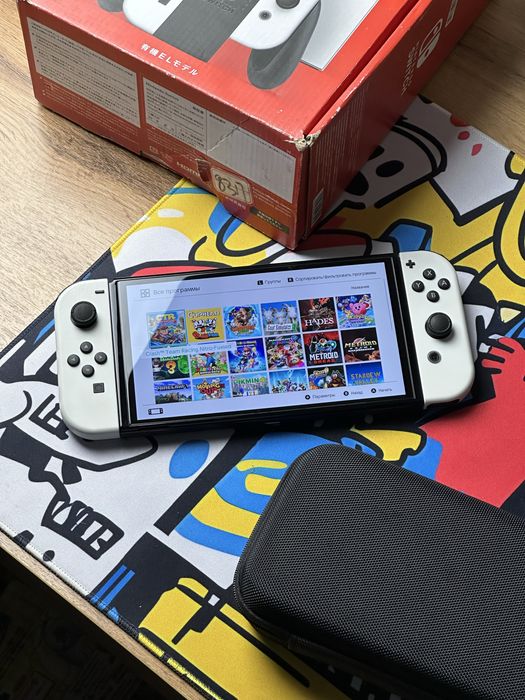 25 игр, прошитый Nintendo Switch OLED