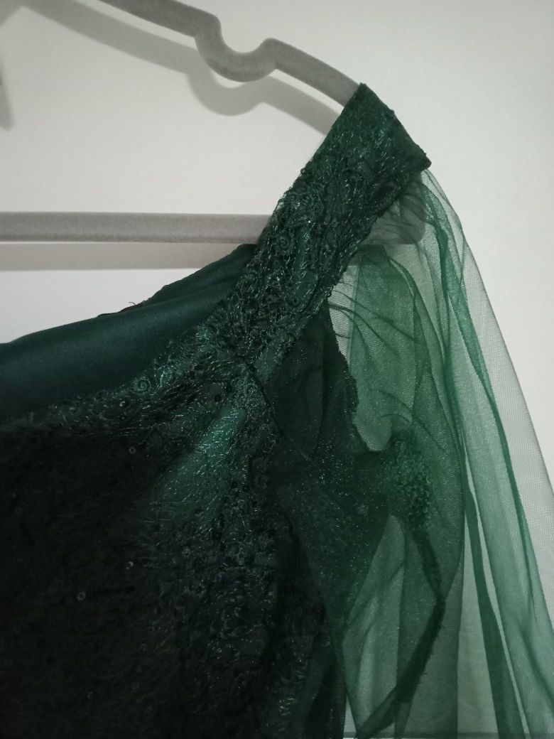 Rochie verde smarald - mărimea M
