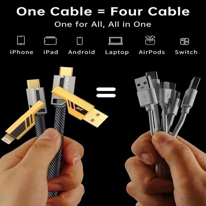 Cablu incarcator 4 in 1