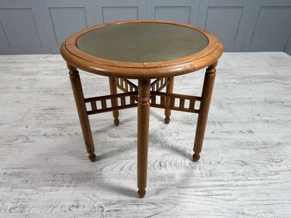 Винтидж маса за кафе с метален плот Д1087-Д