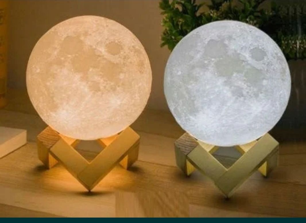 светильник ночник луна 3D moon night lamp