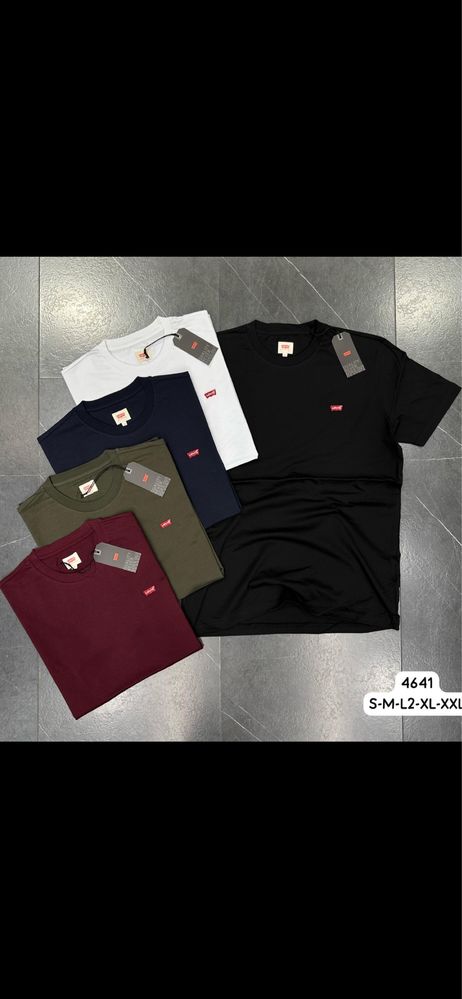 Мужская футболка 100% хлопок  LEVIS