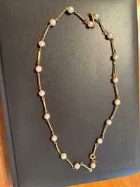 Colier aur 18k cu perle de cultura