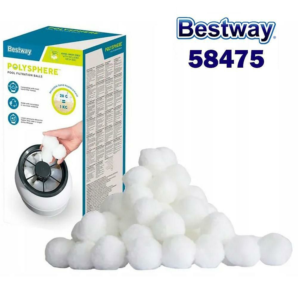 Пясък,филтърни топки  за пясъчни помпи за басейни Bestway