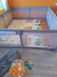 Голяма кошара за игра 2х2м + топки + килимче