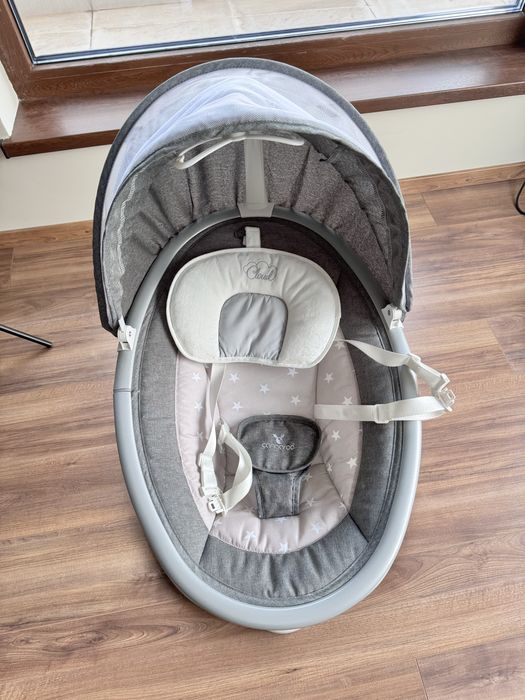 CANGAROO Електрическа люлка - шезлонг CLOUD СИВ