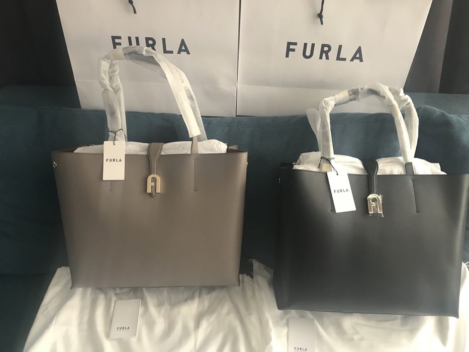 FURLA SOFIA TOTE XL.100%оригинал.Със сериен номер,етикети,всичко