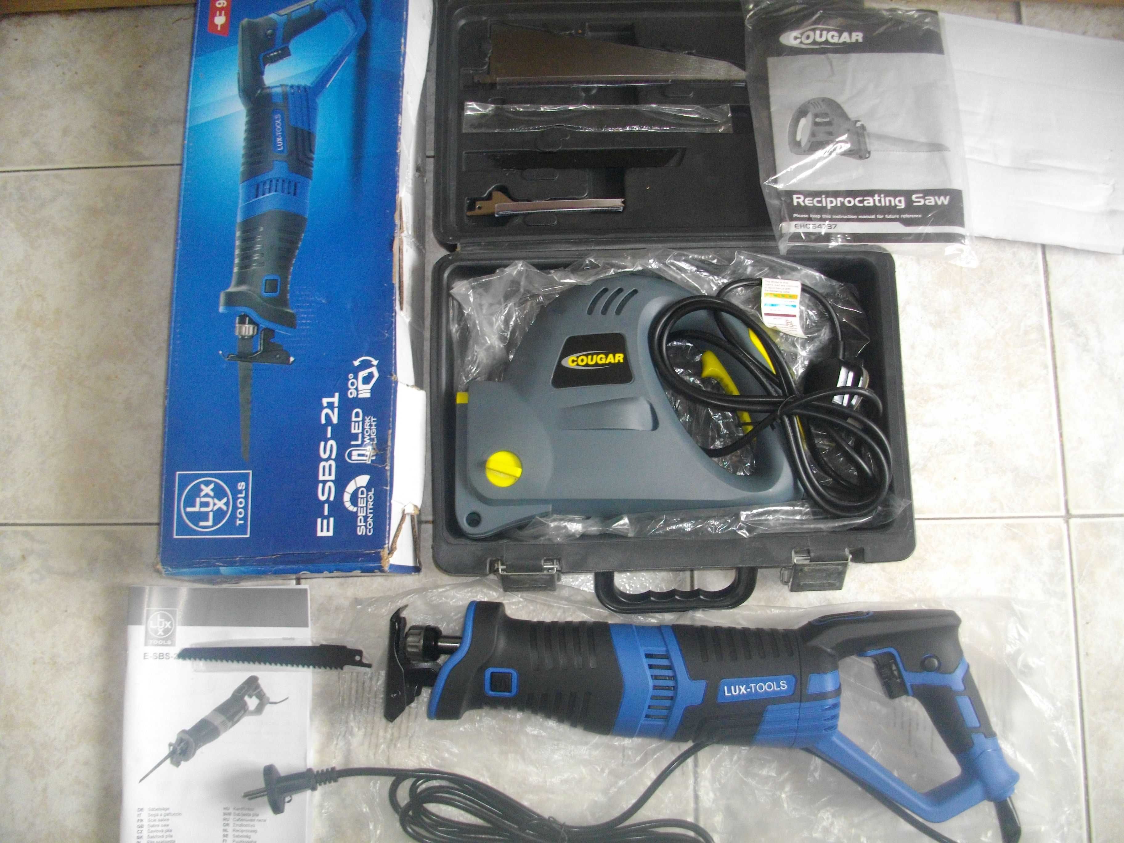 Нов Саблен/Реципрочен Трион-600W COUGAR-4 Ножа/900W-LUX TOOLS-Немски