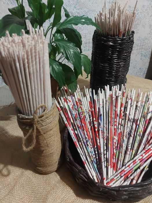 Бумажная лоза для плетения