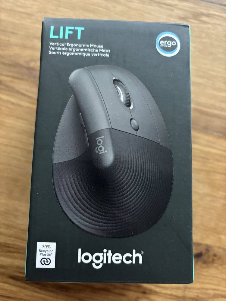 Mouse Logitech Lift Vertical Ergonomic, Graphite / Black NOU SIGILAT