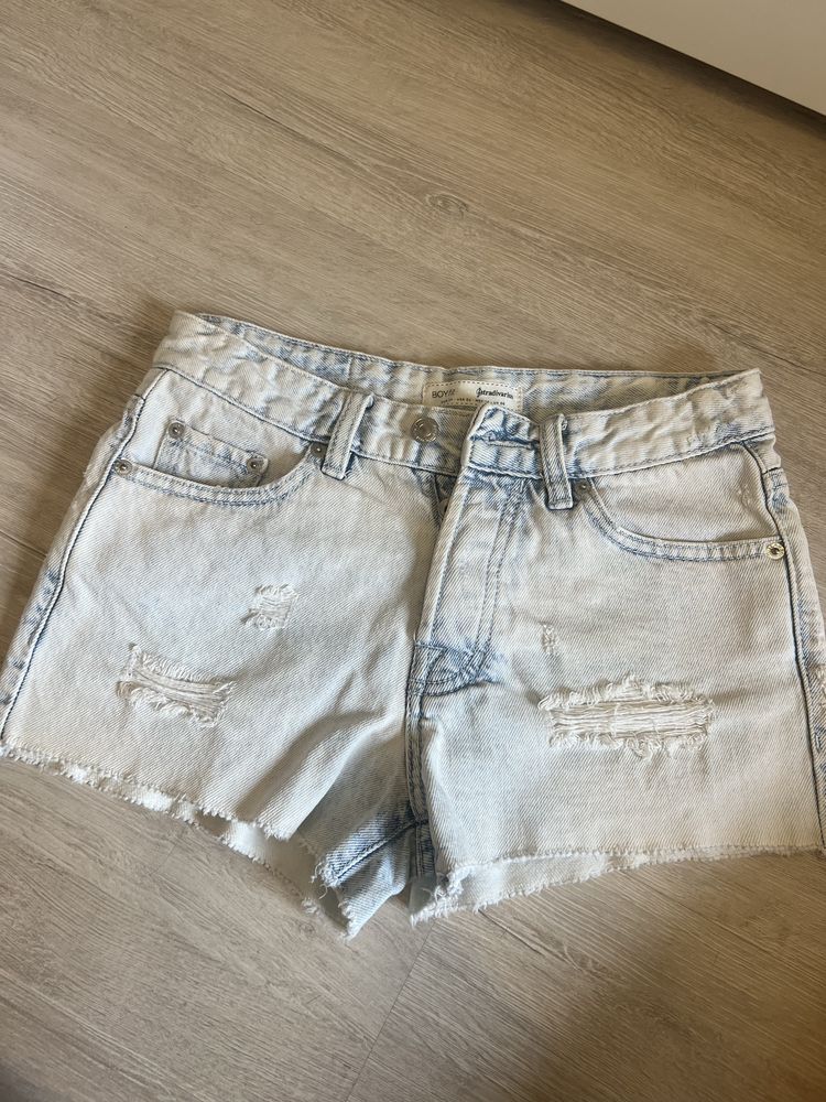 Къси дънкови панталони Pause Bershka Stradivarius