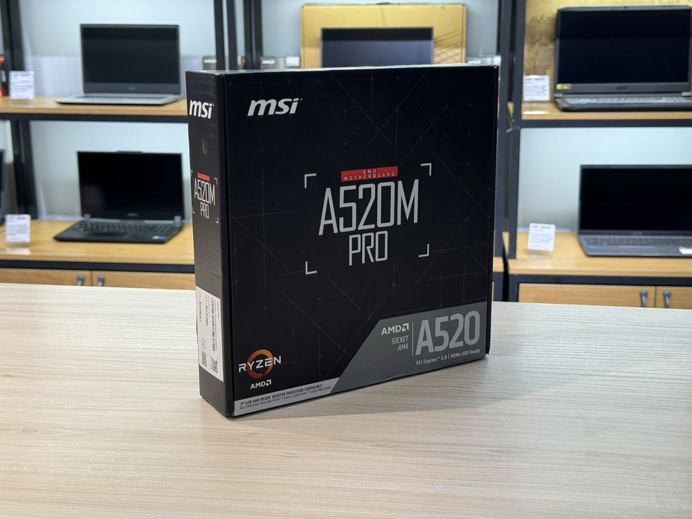 Материнская плата MSI A520M Pro, AM4