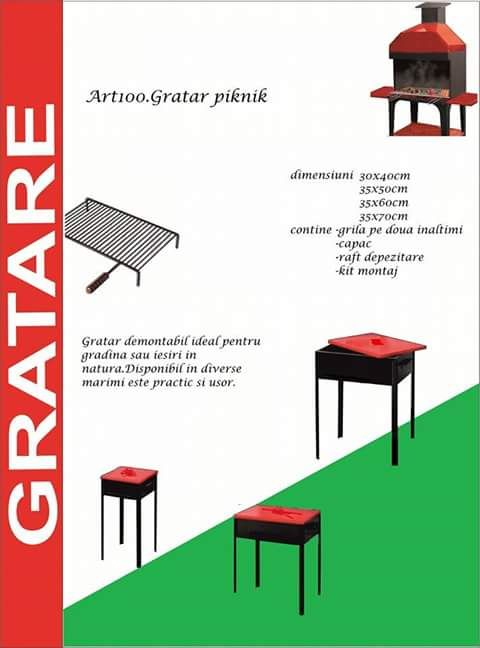 Gratar de gradina, rotisor