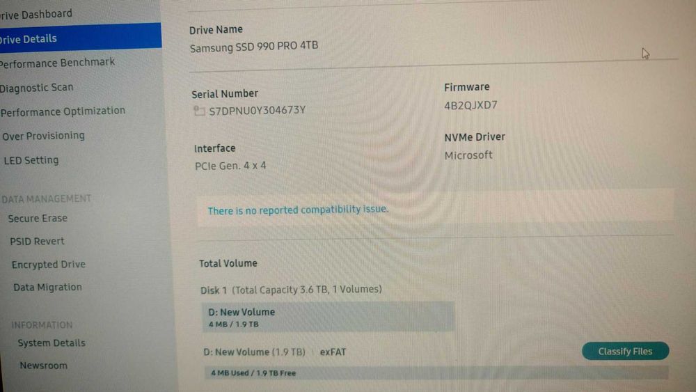 НОВО ! (SSD) Samsung 990 PRO 4TB, PCIe Gen 4.0 x4, NVMe, M.2
