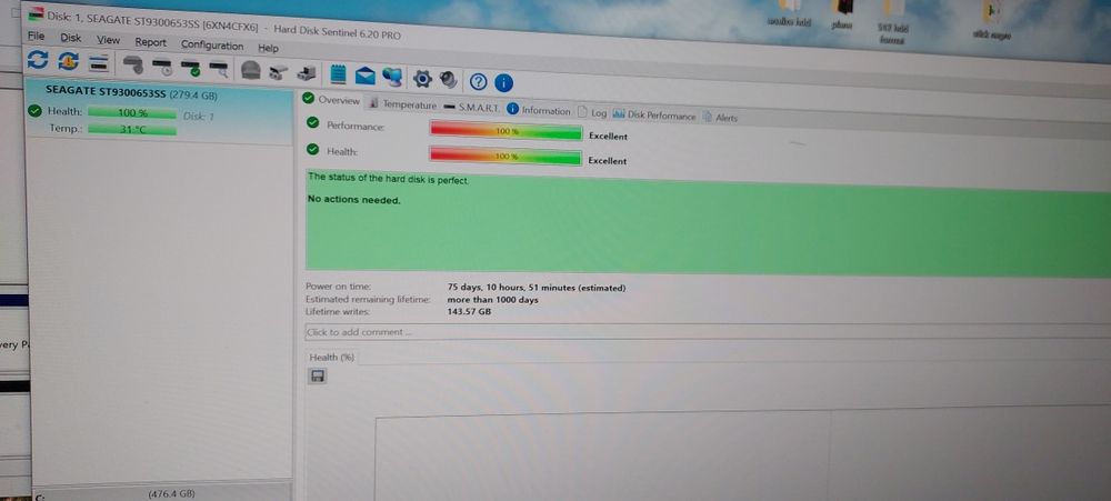 Harddisk Server SAS 300Gb 2.5" Seagate 6G 15K3 ST9300653SS - 75 Days