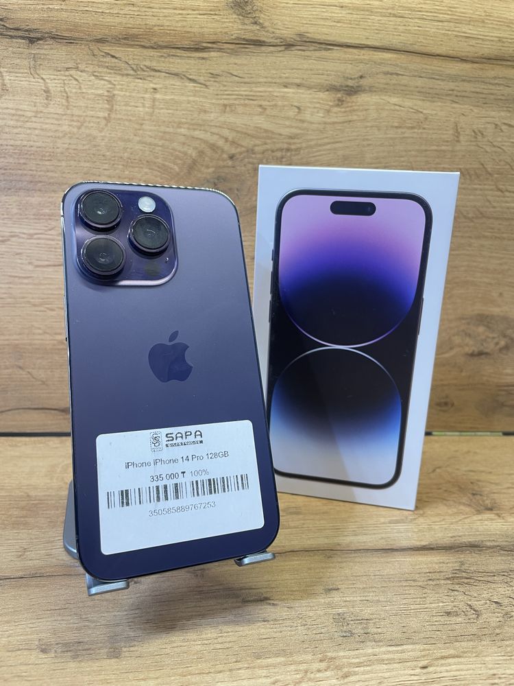 Iphone 14 pro 128gb 100% purple айфон 14 проо