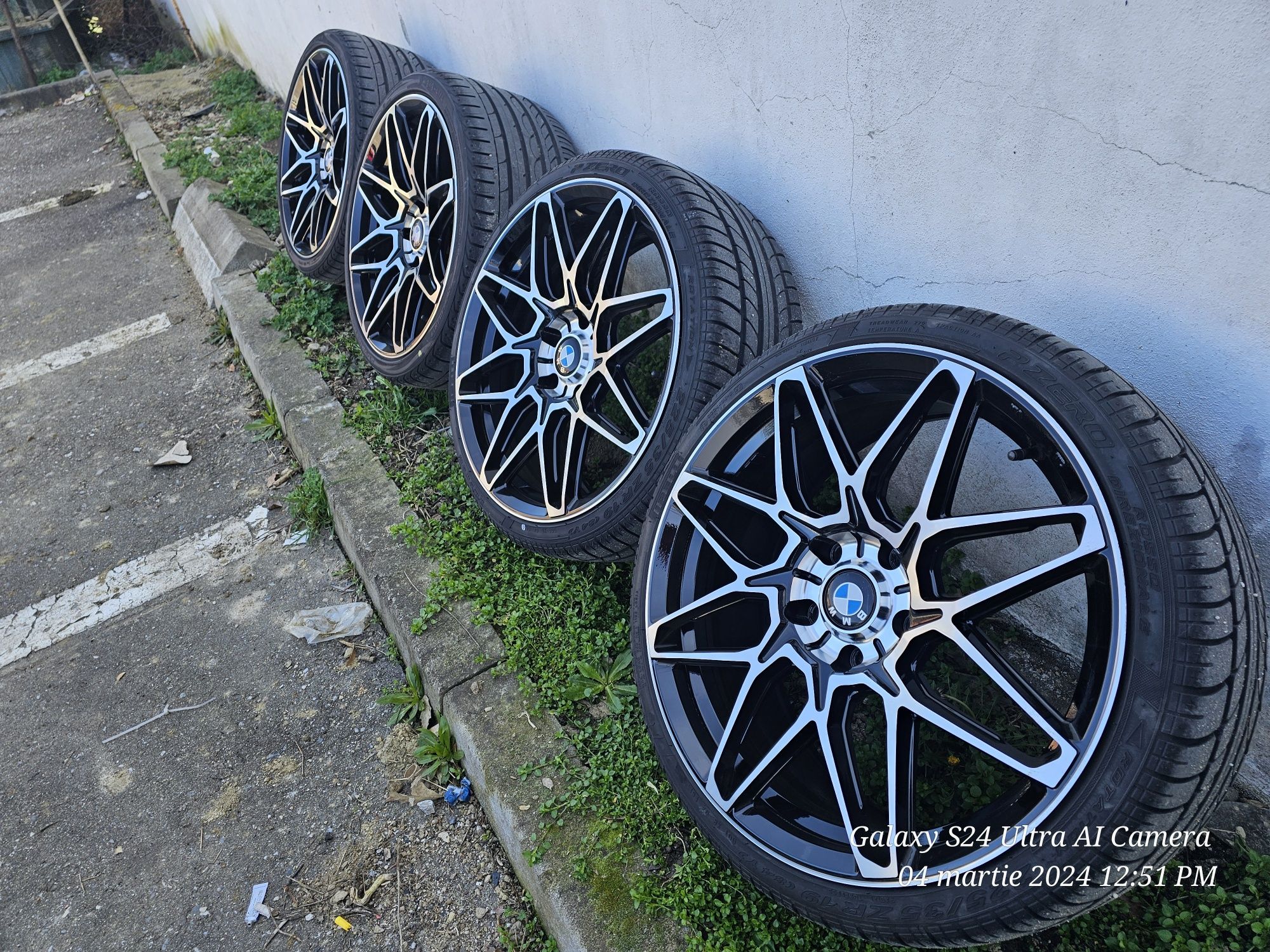 Jante si anvelope bmw 19" 5x120 în două lățimi concave diamondcut