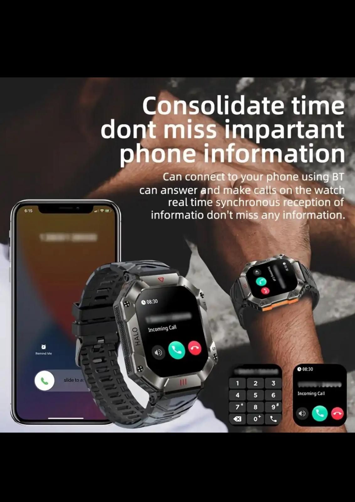 Ceas inteligent / smartwatch barbati