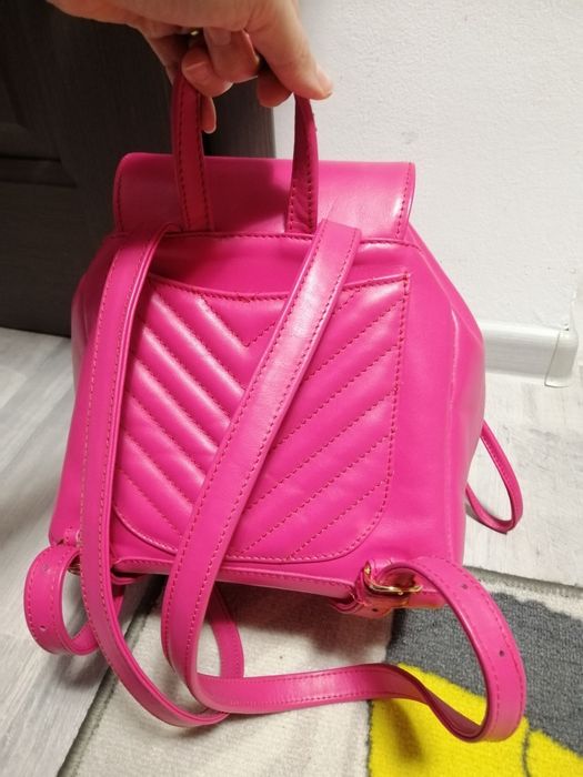 Rucsac Laura Maxim BellePack roz piele