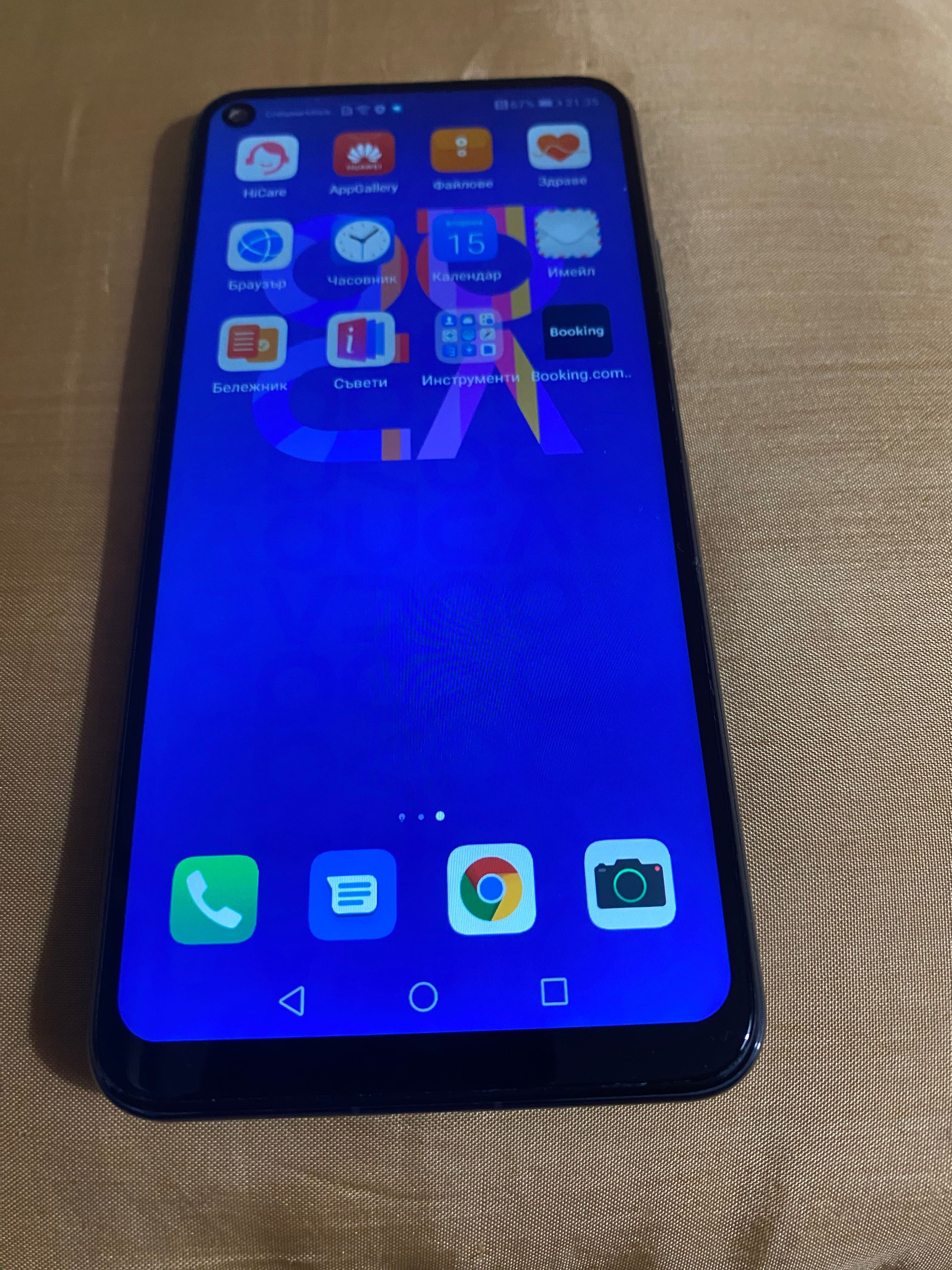 Huawei Nova 5T -128GB/6GB,Dual SIM,лилав,зарядно