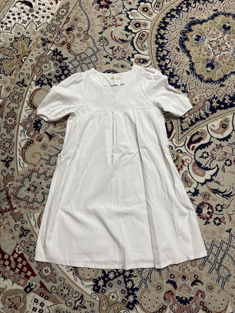 Белое платье S (42-44) р