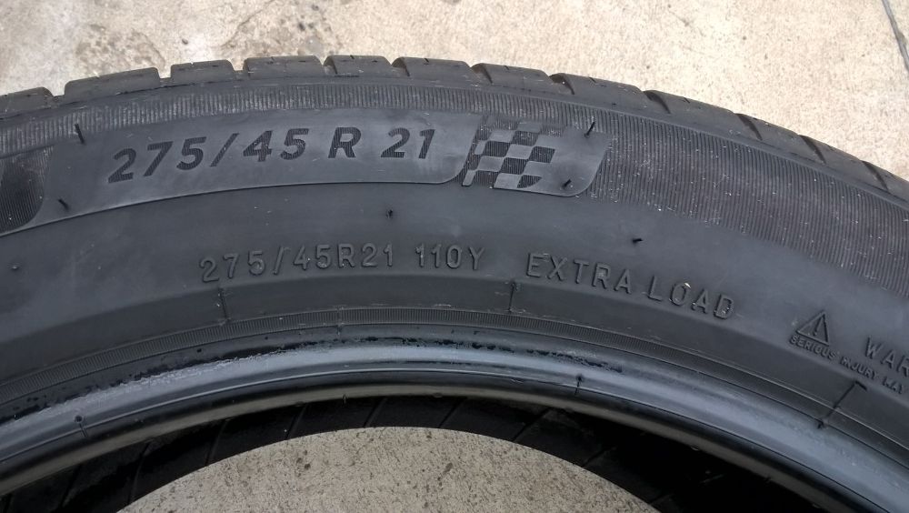 O anvelopa vara 275 45 21 michelin pilot sport 4 SUV 7,5 mm dot 2019