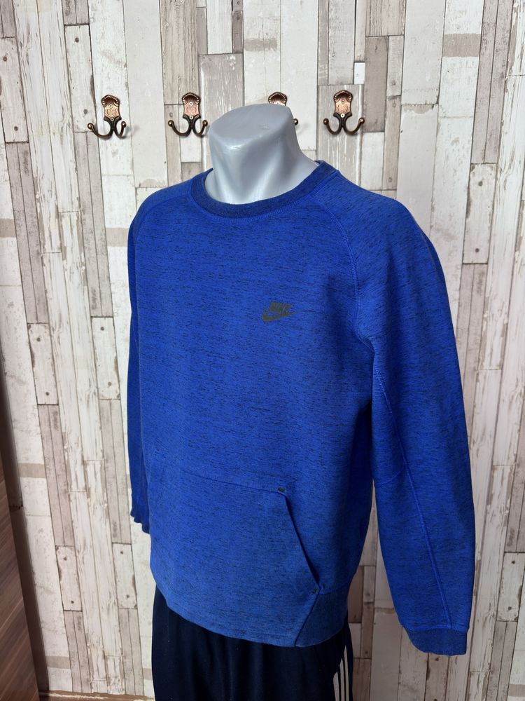 Pulover bluza sweater sweatshirt Nike Tech Crew royal blue bumbac