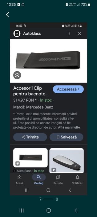 Money clip Mercedes Benz/card holder Rolls Royce