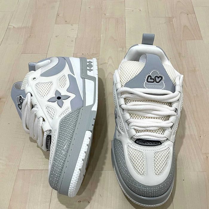 Adidasi Louis Vuitton Skate Grey Edition Low Trainer