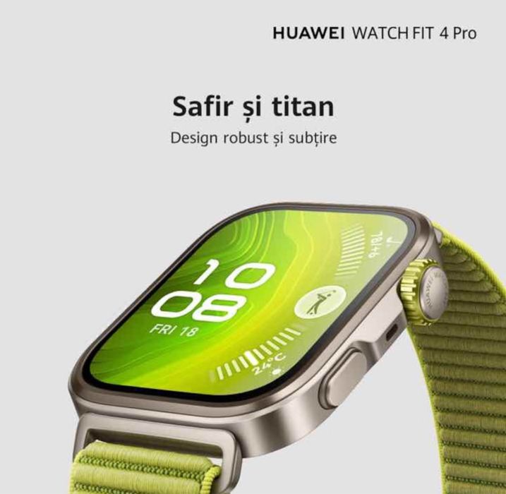 HUAWEI Watch Fit 4 PRO - Verde/Negru - Garantie