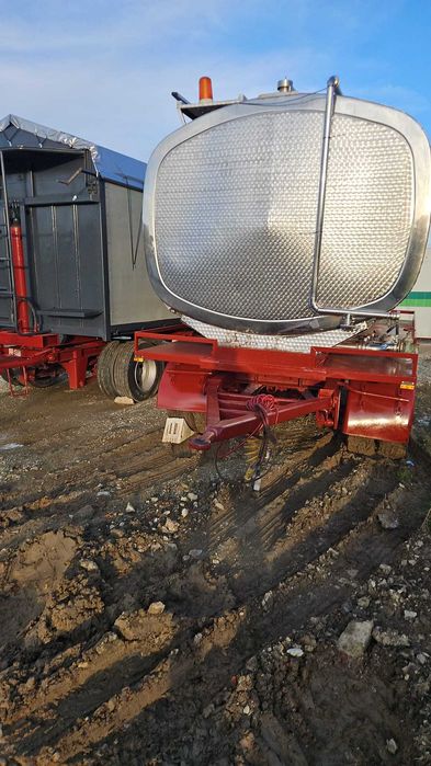 Remorca cisterna agricola inox