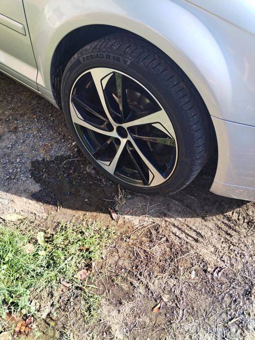 Jante pe 18 pentru audi, Skoda, w,cu anvelope Continental dot 2025