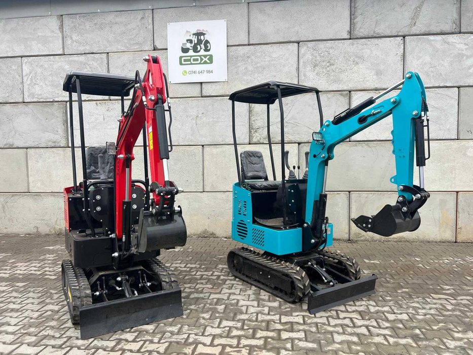 Мини багер JPC – 12 Hp , 1 T (Nou) + Видео