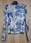 Bluza mulata cu guler alb-albastru marca Lacht de pe Trendyol, L