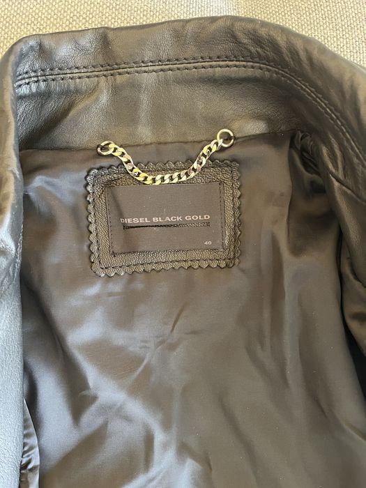 Дамско кожено яке Diesel Black Gold