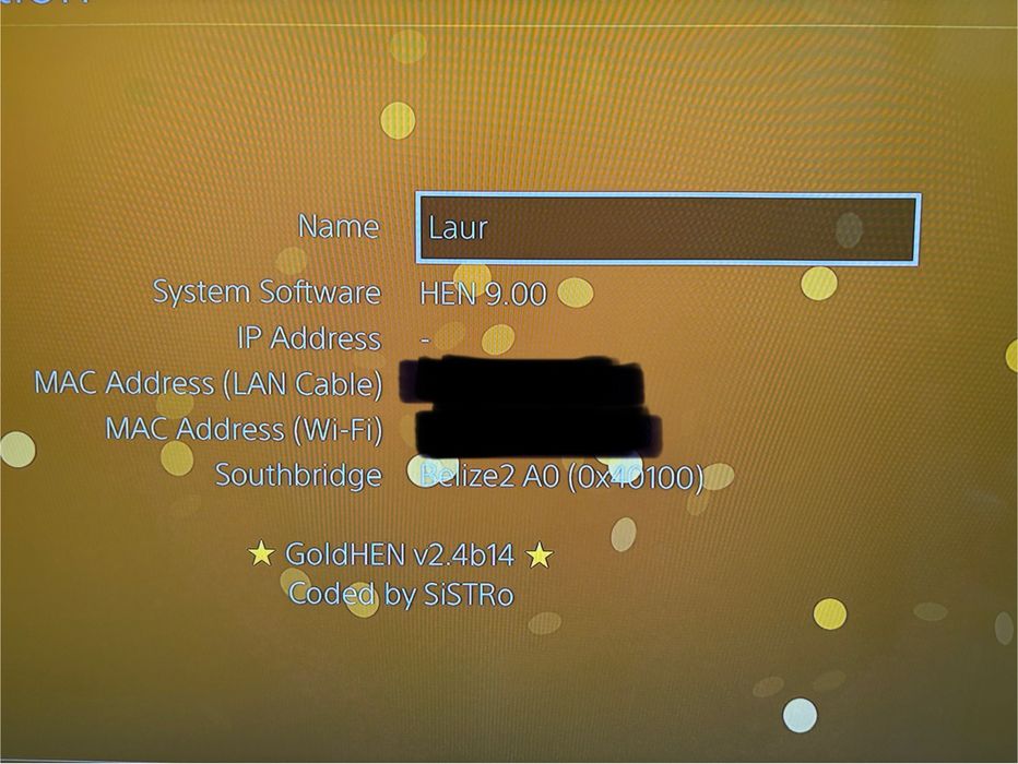 Playstation 4 MODAT 9.00