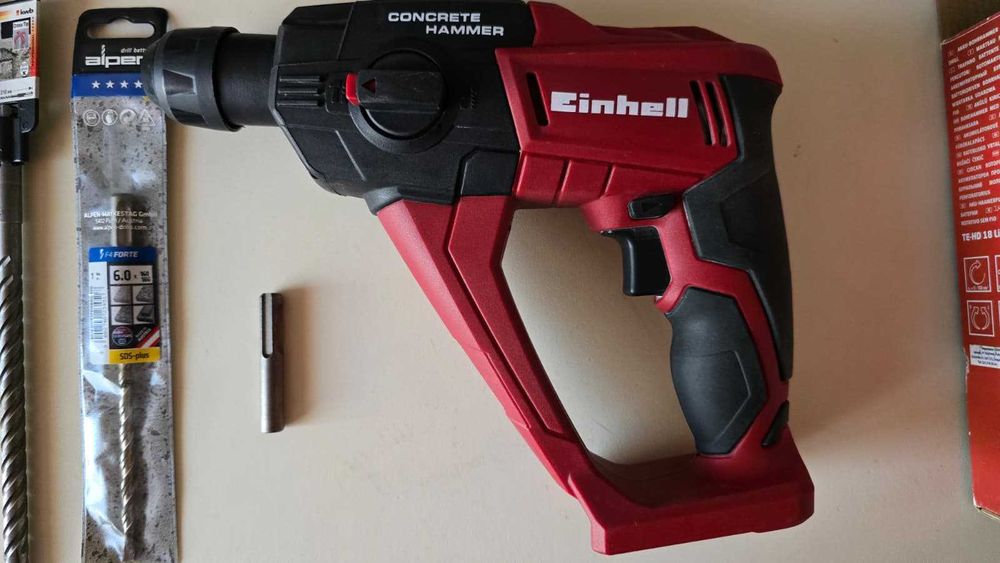 Ciocan rotopercutor Einhell PXC, TE-HD 18 Li, gama expert + accesorii